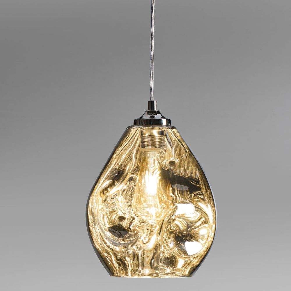 Lupia Licht Pendelleuchte Drop Deckenlampe Deckenlampe Lampe Leuchte Chrom E27 B-Ware - 4260489573761