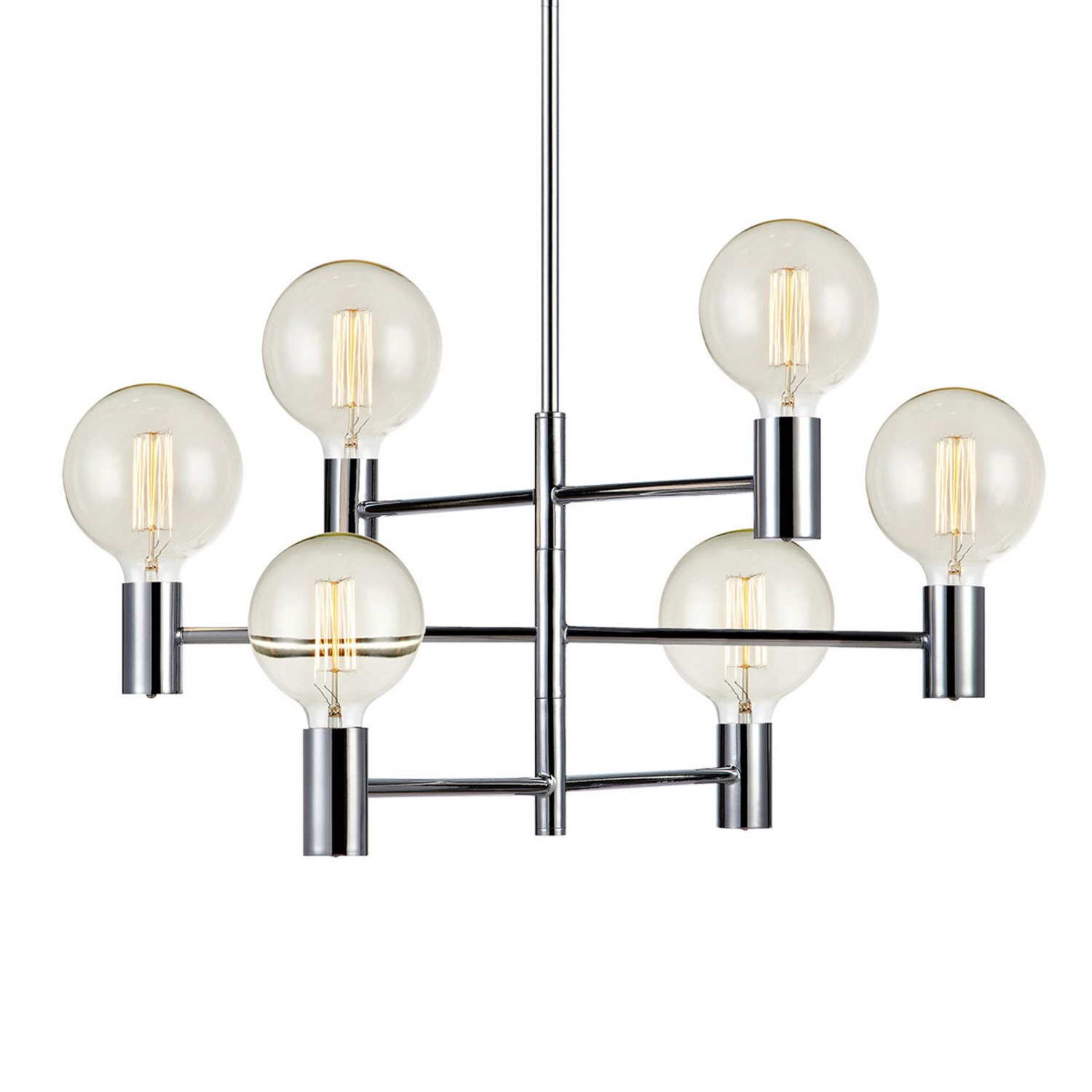 Markslöjd Hängeleuchte Pendelleuchte Capital Chrom 6 Flg E27 Metall Siehe Text B-Ware - 7330024559318