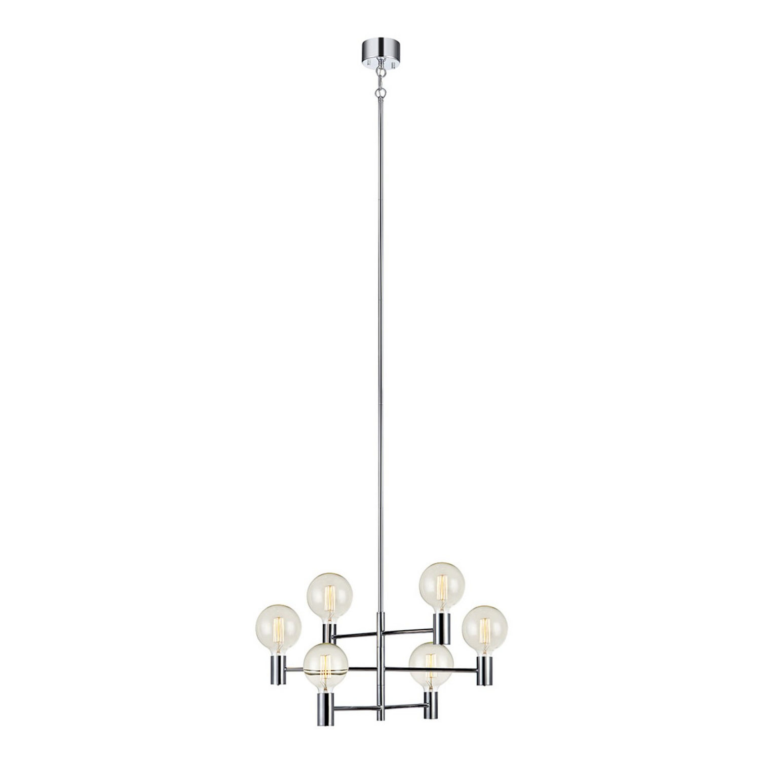 Markslöjd Hängeleuchte Pendelleuchte Capital Chrom 6 Flg E27 Metall Siehe Text B-Ware - 7330024559318