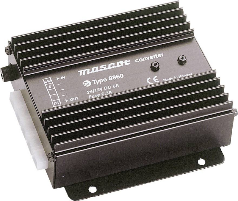 Mascot Battery 8860 24 V/Dc 12 V/Dc/6 A 75 W Dc/Dc Wandler überspannungsschutz B-Ware