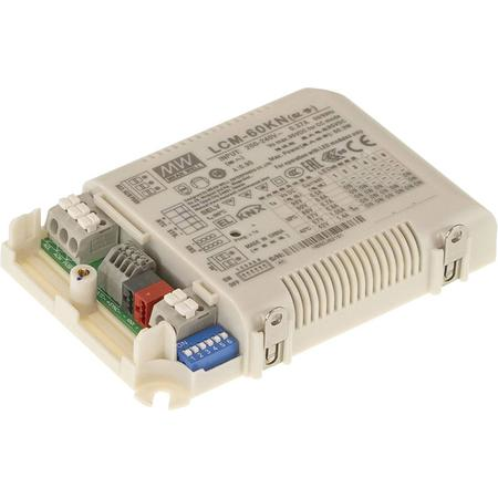 Mean Well LCM-60KN LED-Treiber Konstantstrom 60.3W dimmbar Innenbeleuchtung