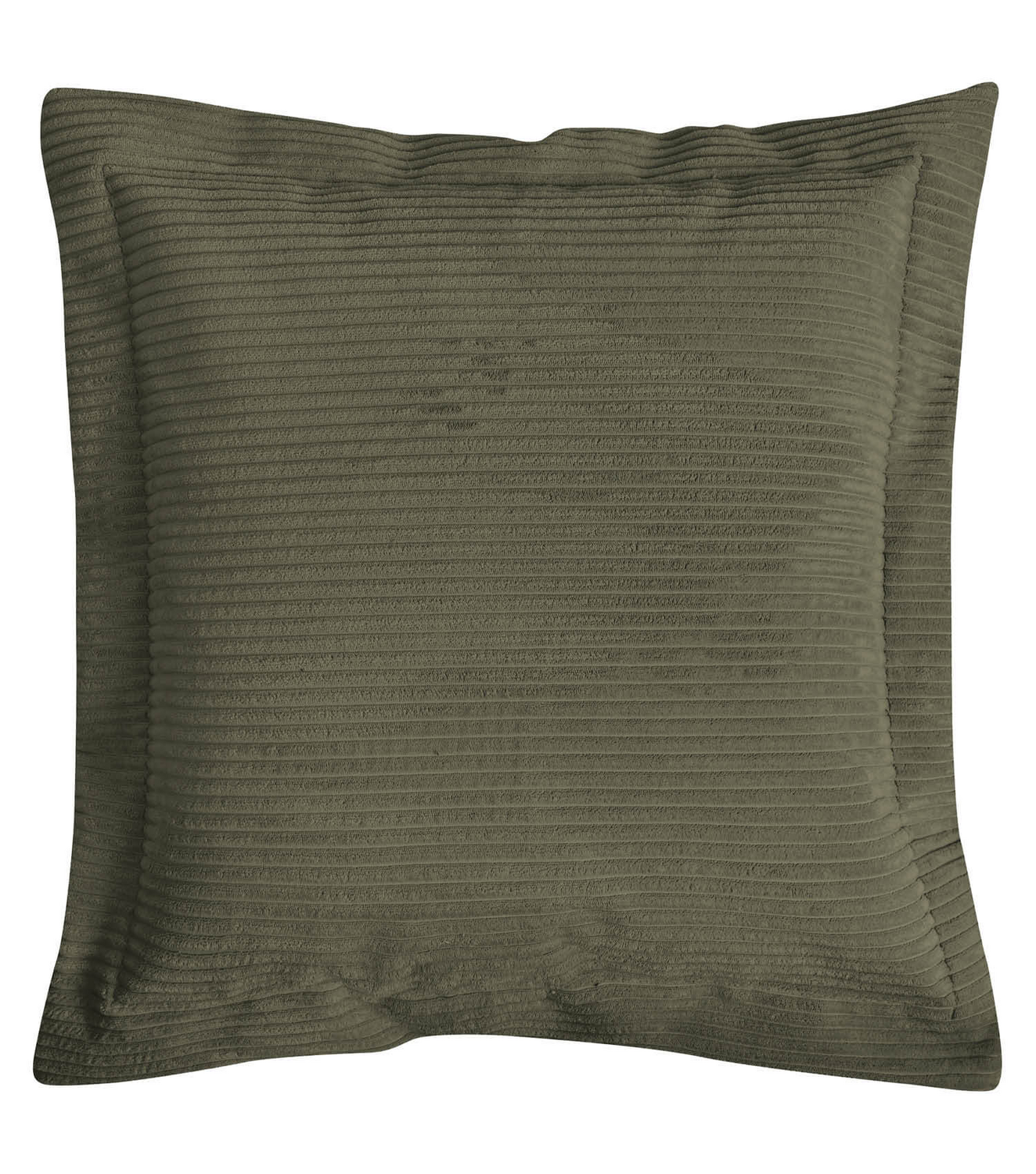 Mokebo Sofakissen Kissen Couchkissen Dekokissen Oliv 70x70x8 Cm Cord Wölkchen B-Ware - 4262436126280