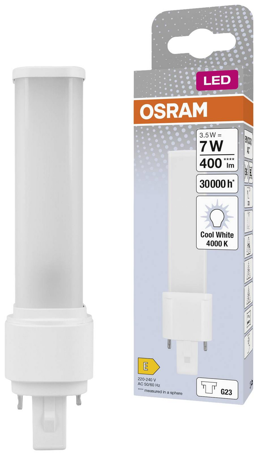 Osram Led Lampe G23 Neutralweiß 4058075823556 3.5 W 7 W 32.30mmx32.30mm 7 Stück B-Ware - 4058075823556