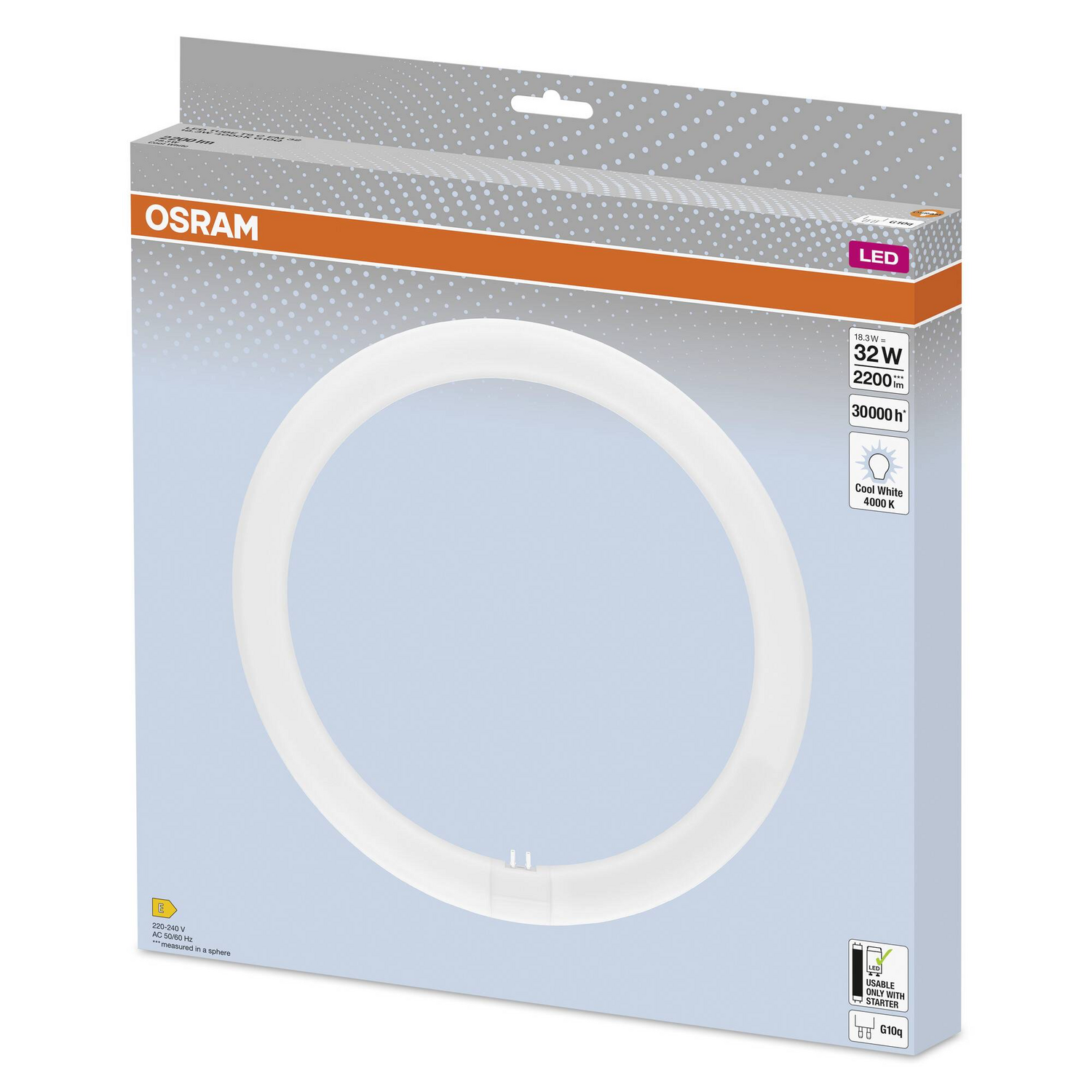 Osram Led Röhre Leuchte Lampe Licht G10q Neutralweiß 18.3 W 300mm 2 Stück B-Ware - 4099854042683