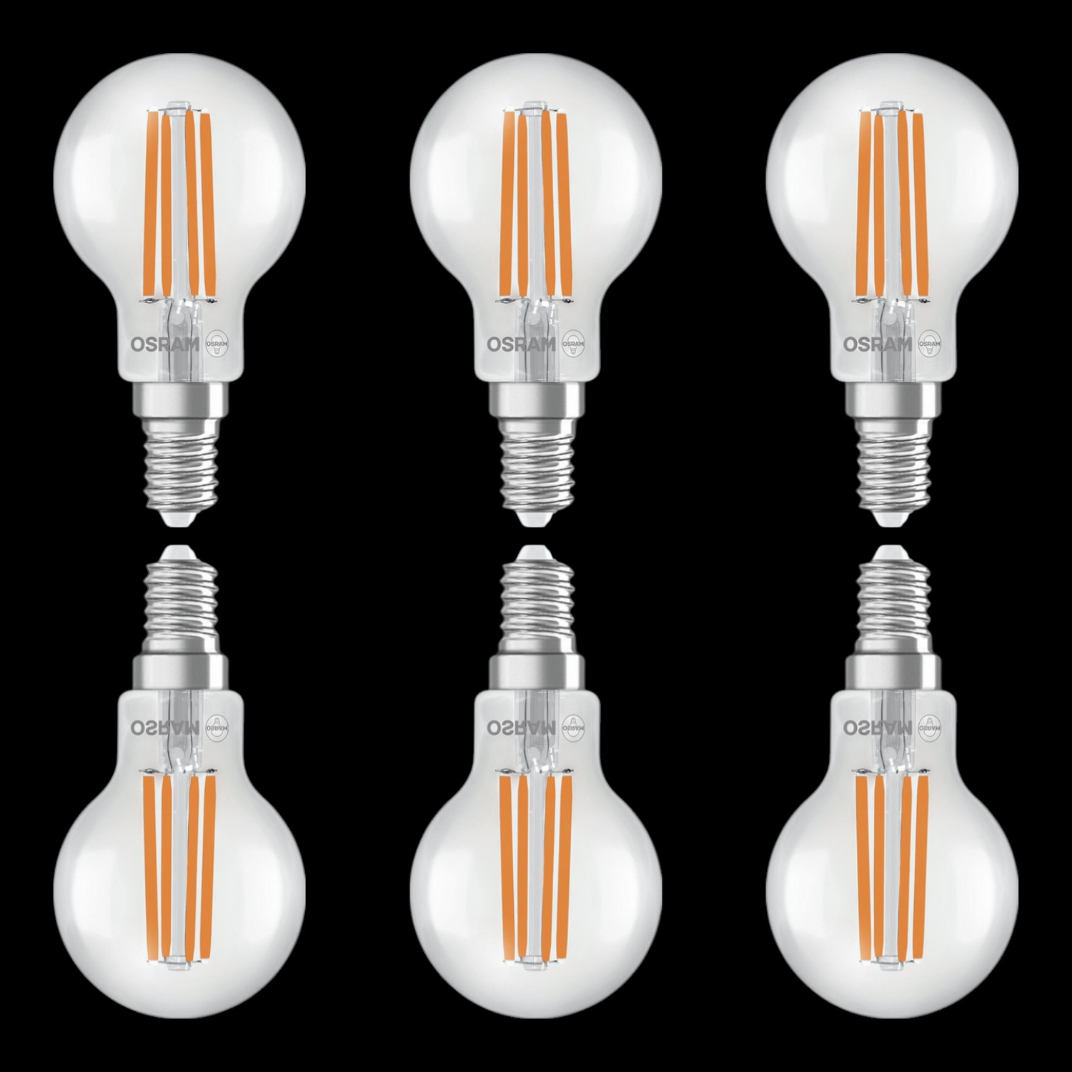 Osram Led Leuchtmittel Tropfen E14 3,8 W 2700 K 806lm Ersatzleuchtmittel 6 Stück B-Ware - 4099854255229
