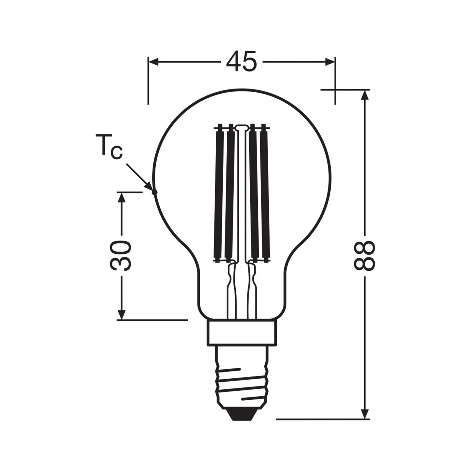 Osram Led Leuchtmittel Tropfen E14 3,8 W 2700 K 806lm Ersatzleuchtmittel 6 Stück B-Ware - 4099854255229