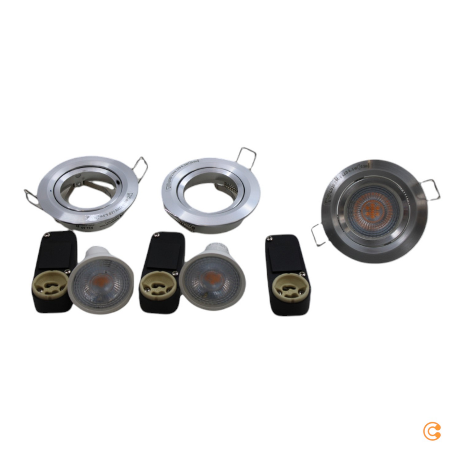 Paulmann Nova 3er Spot Lampe Leuchte Lichtspot Rund Schwenk/Dimmbar B-Ware - 4000870934692