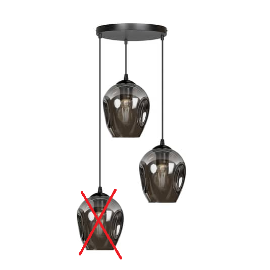 Euluna Pendelleuchte Starla Deckenlampe Hängeleuchte Deckenlicht Siehe Text/Foto B-Ware