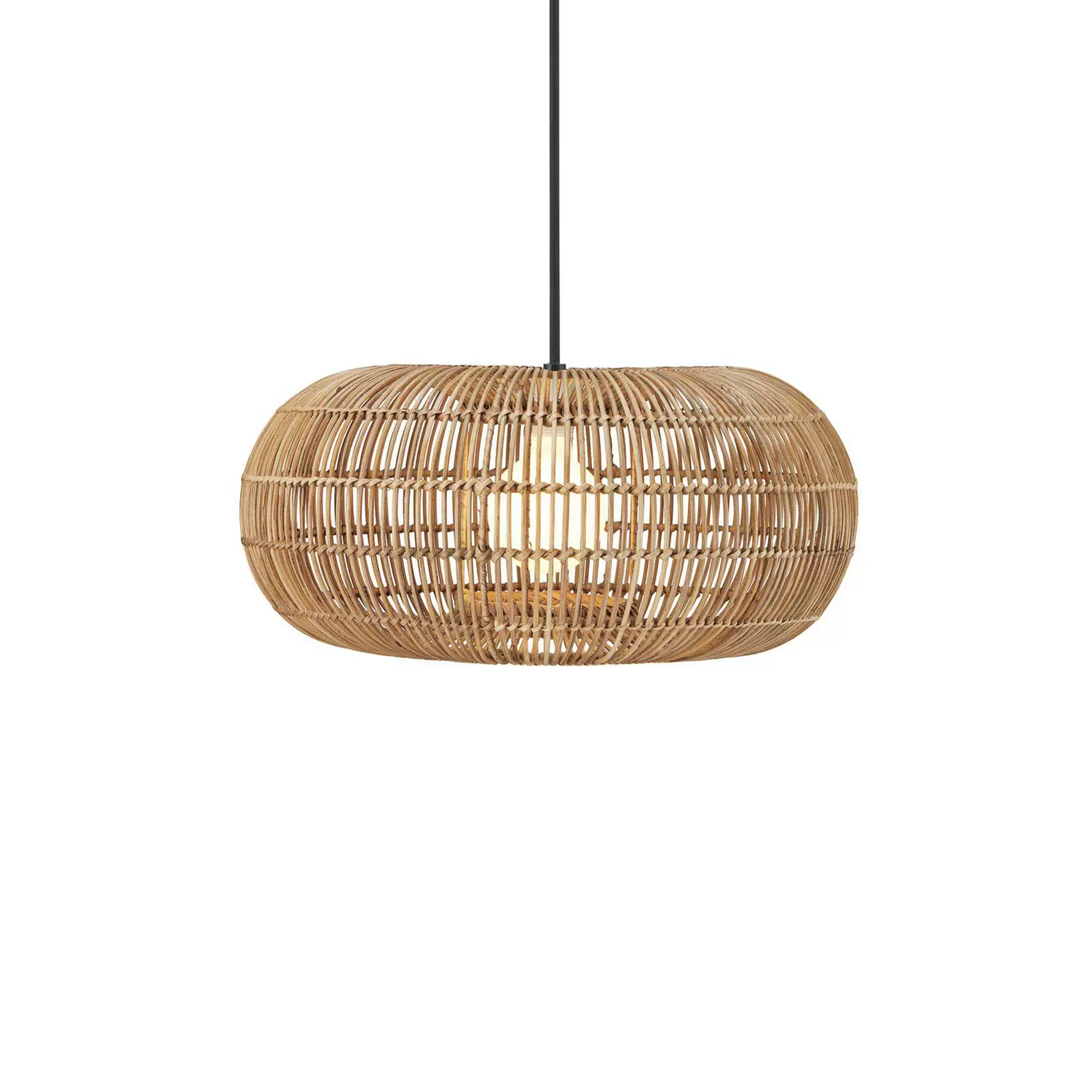 Pr Home Außen Hängeleuchte Zuri ø 51 Cm Rattan Stecker Deckenlampe Lampe Leuchte B-Ware - 7330976138876