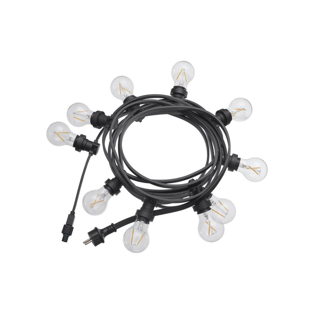 Pr Home Außenlichterkette Lichterkette Led Schwarz Transparent Siehe Text/Foto B-Ware - 7330976139934