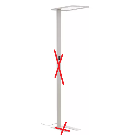 Prios Taronis Led Stehlampe Stehleuchte Stehlampe Leuchte Lampe Siehe Text/Foto B-Ware