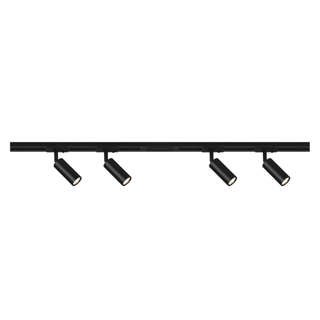 Briloner Schienensystem Schiene Rail 230 V Schwarz 4 Led Spots 15m Stromschiene B-Ware - 4002707461401