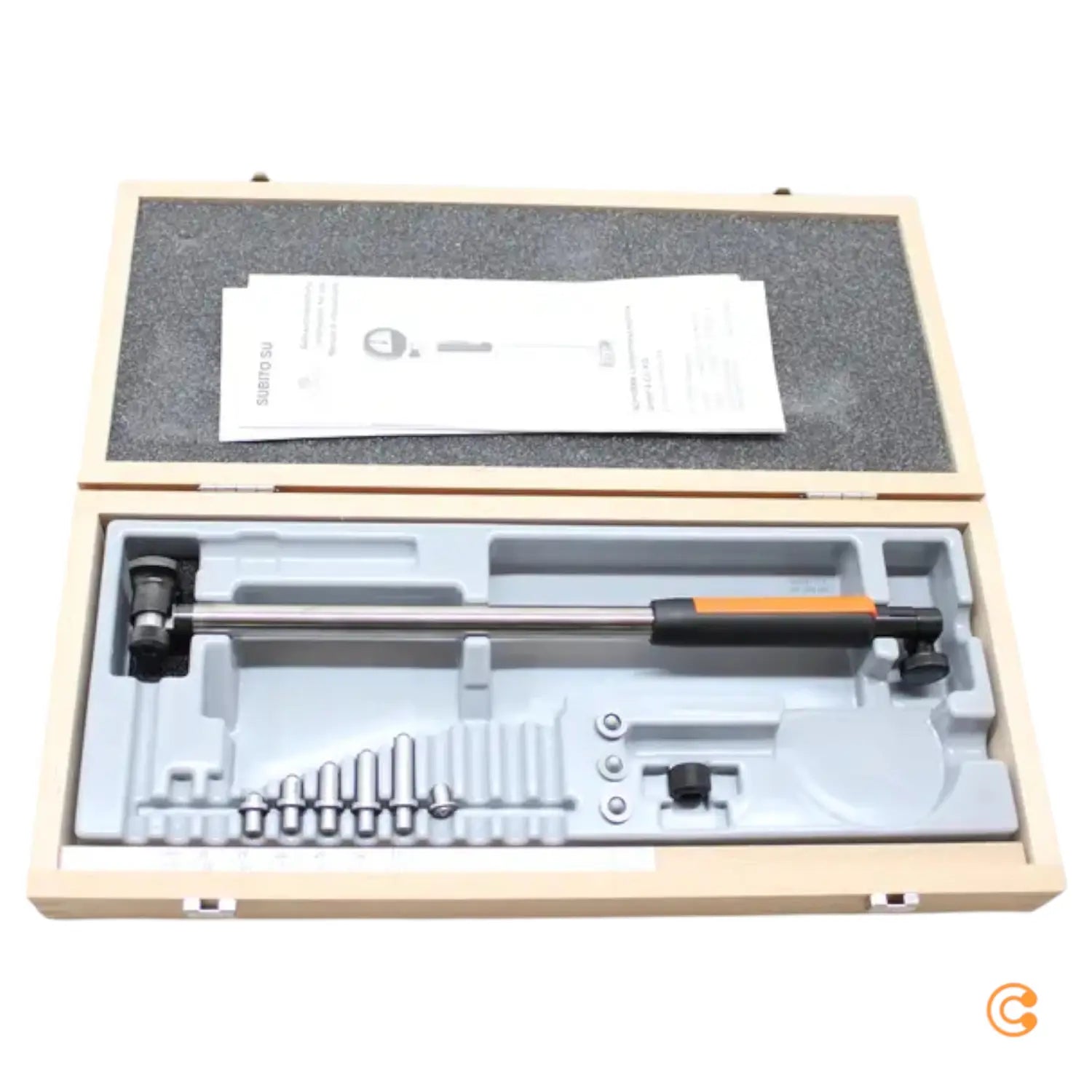 Produktbild von Innovatives Innenmessgerät 35–50 Mm – Digitale Messuhr, Edelstahl, Hohe Härte, Für Bohrungsdurchmesser-Prüfung (metrisch)