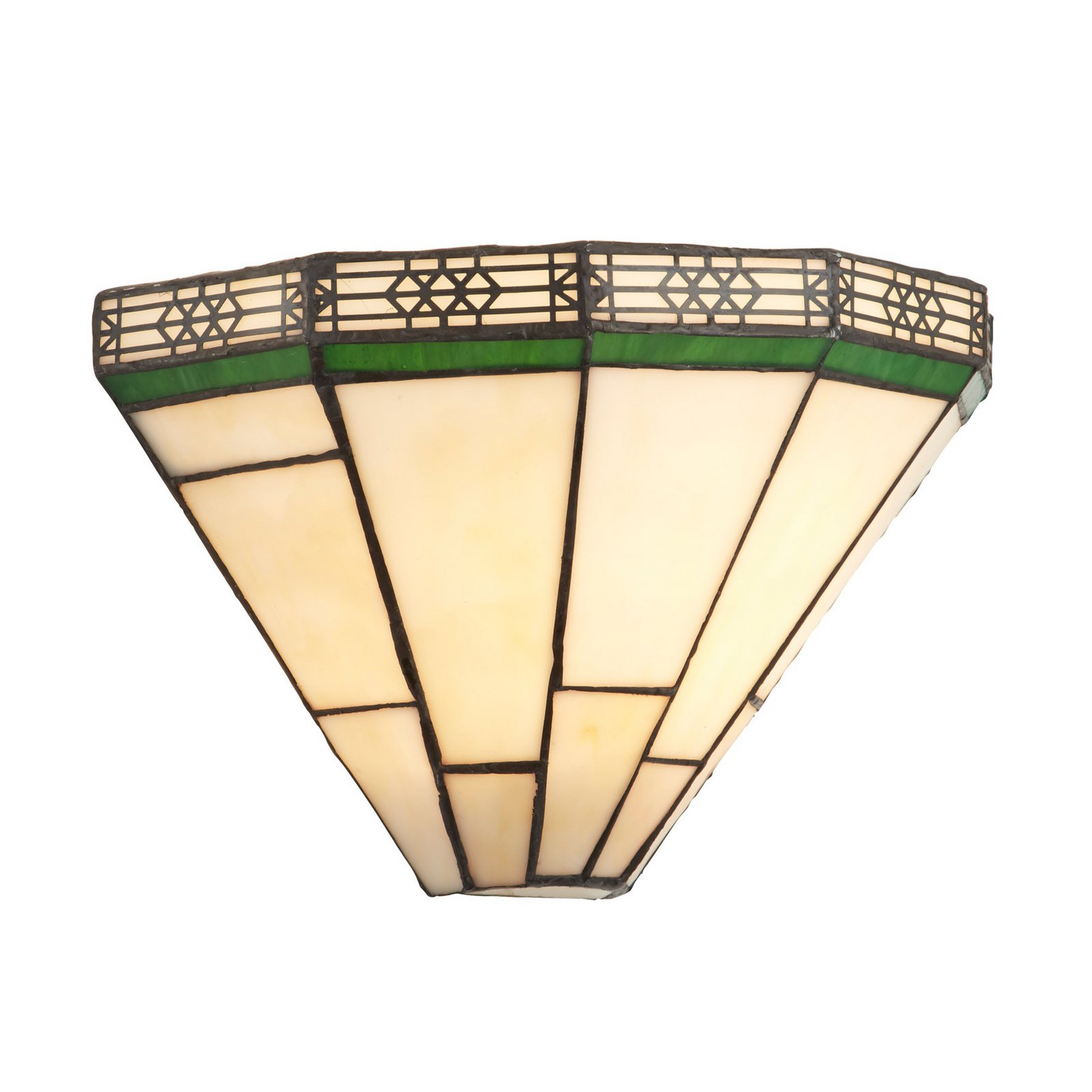 Searchlight Wandlampe Leuchte New York Tiffany Stil Glas Wohnzimmer Beleuchtung B-Ware - 5053423206646