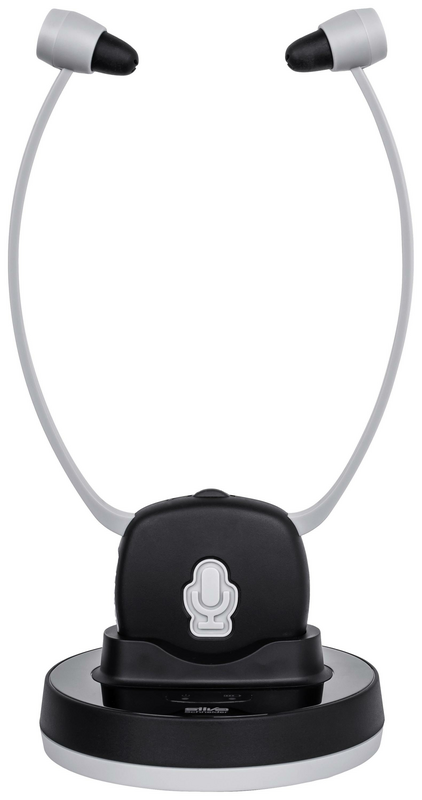 Silva Schneider Hi Fi In Ear Kopfhörer Funk Stereo Schwarz Grau Lautstärkeregelung B-Ware