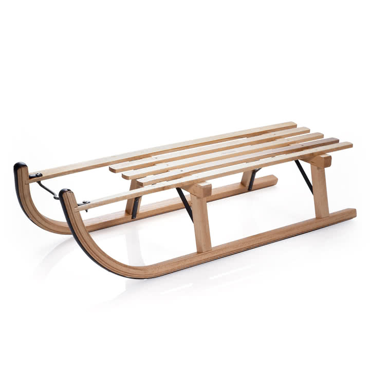 Sirch Davoser Rodelschlitten Schlitten Holzschlitten Rodel Buche Standard 100 Cm B-Ware - 4016830001007