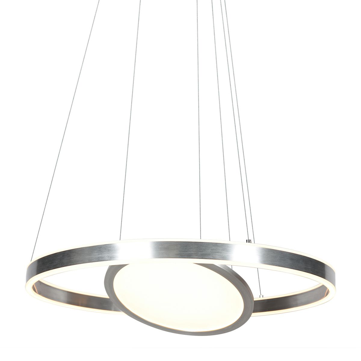 Steinhauer Led Hängeleuchte Pendelleuchte Ringlux Led Lampe Stahl 3 Flammig B-Ware - 8712746173161