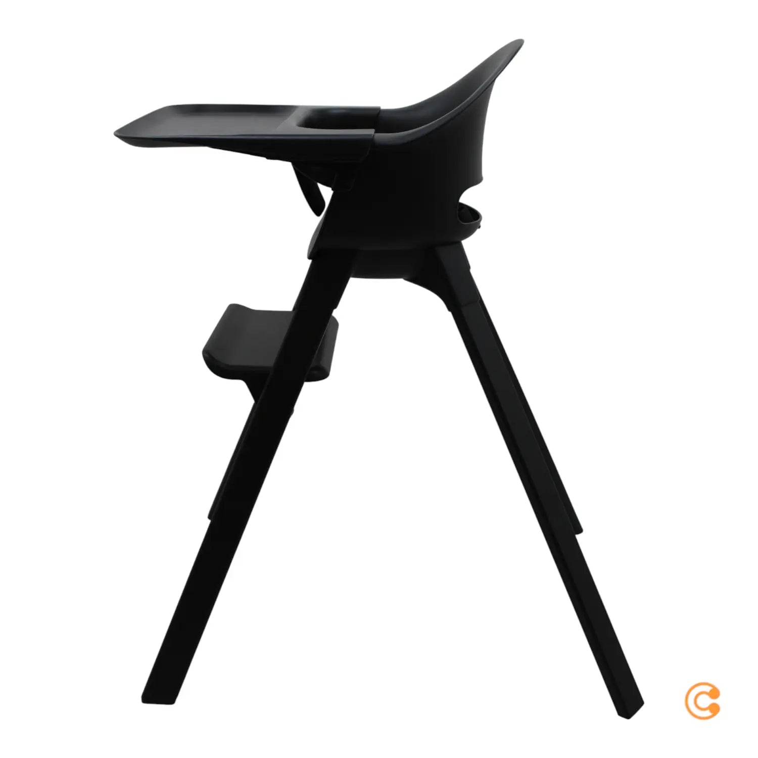B-Ware Stokke Clikk Hochstuhl Kinderhochstuhl Kombistuhl Kinderstuhl Black Natural