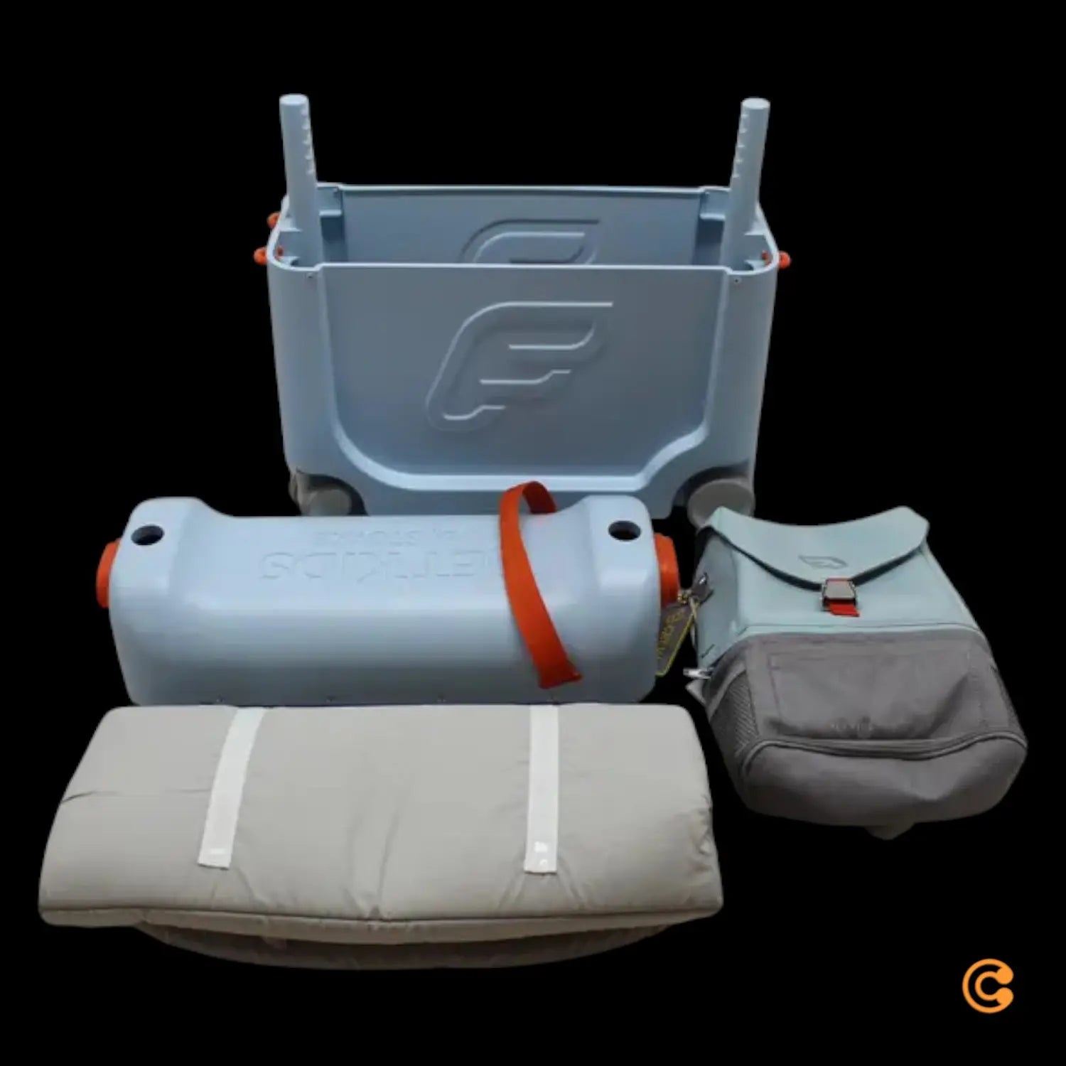 B-Ware Stokke Jetkids Bundle Kinderkoffer Rucksack Reise Set Sky Blue Handgepäck376