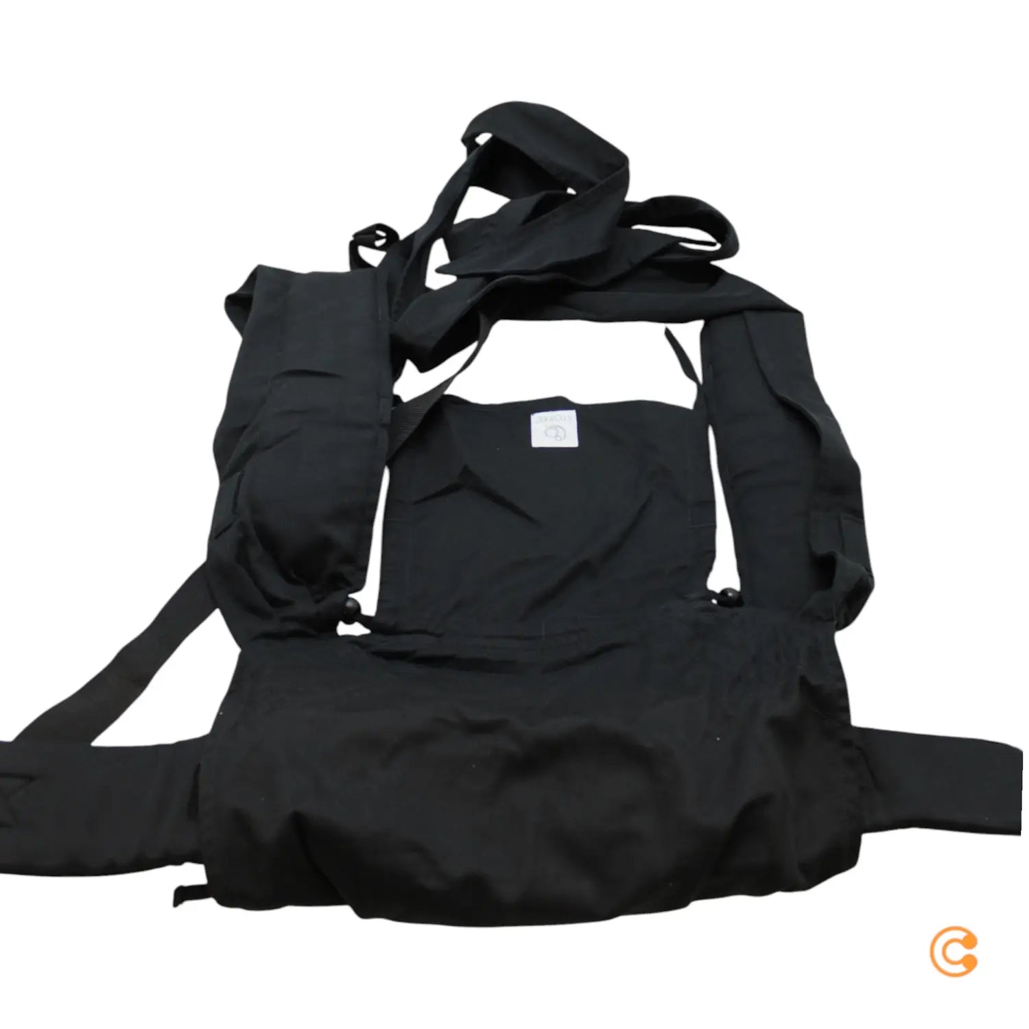 B-Ware Stokke Limas Babytrage Tragetuch Black Trage Bauchtrage Bio Baumwolle