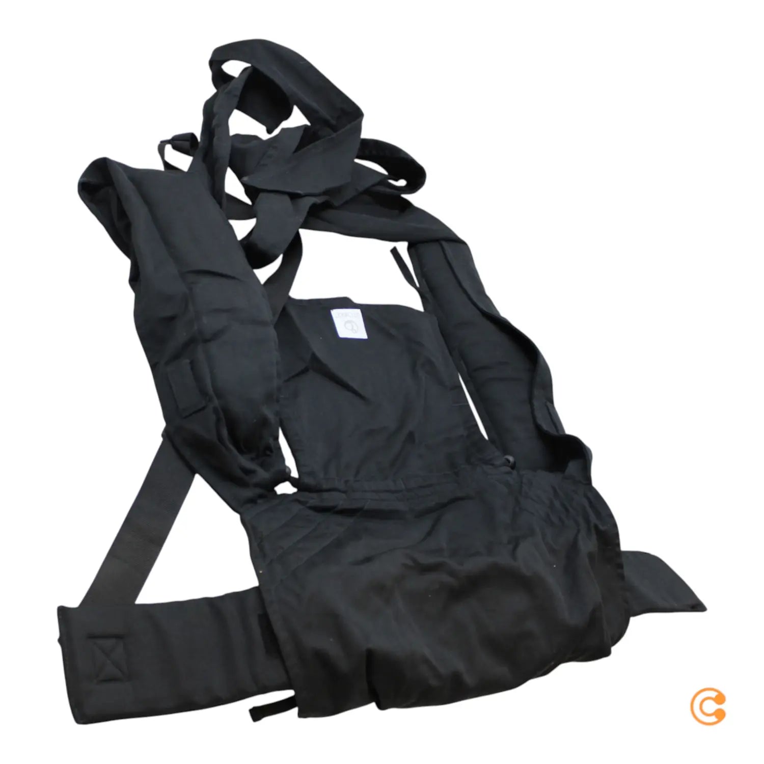 B-Ware Stokke Limas Babytrage Tragetuch Black Trage Bauchtrage Bio Baumwolle