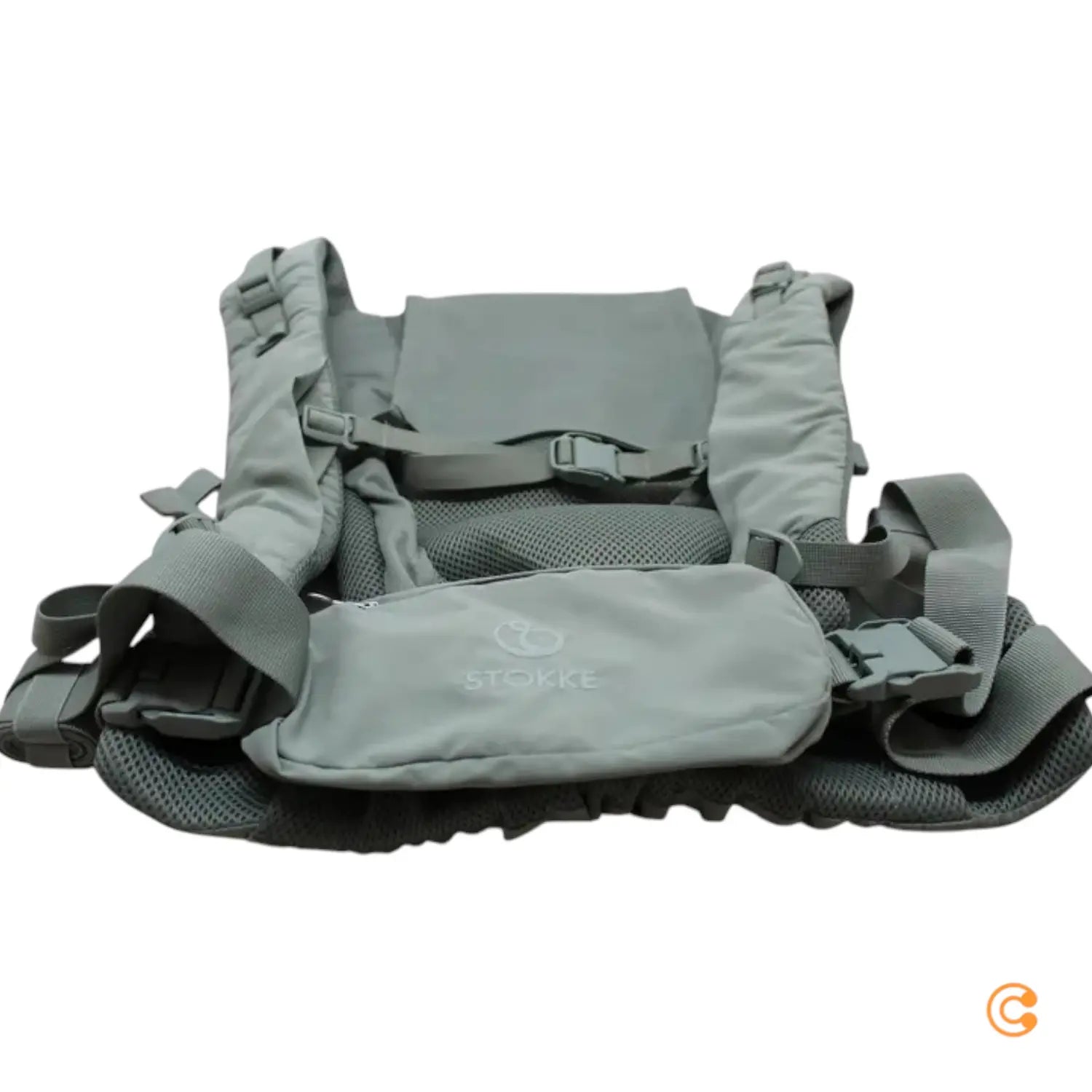 B-Ware Stokke Limas Babytrage Trage Mesh Green Tragetasche Verstellbar Ergonomisch