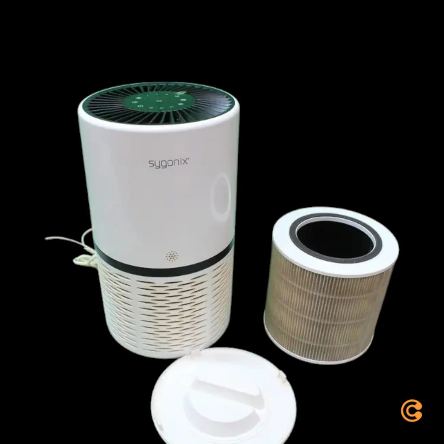 C-Ware Sygonix Luftreiniger Staubsensor Dreistufige Filtration Hepa Siehe Text/Foto - 4064161076706