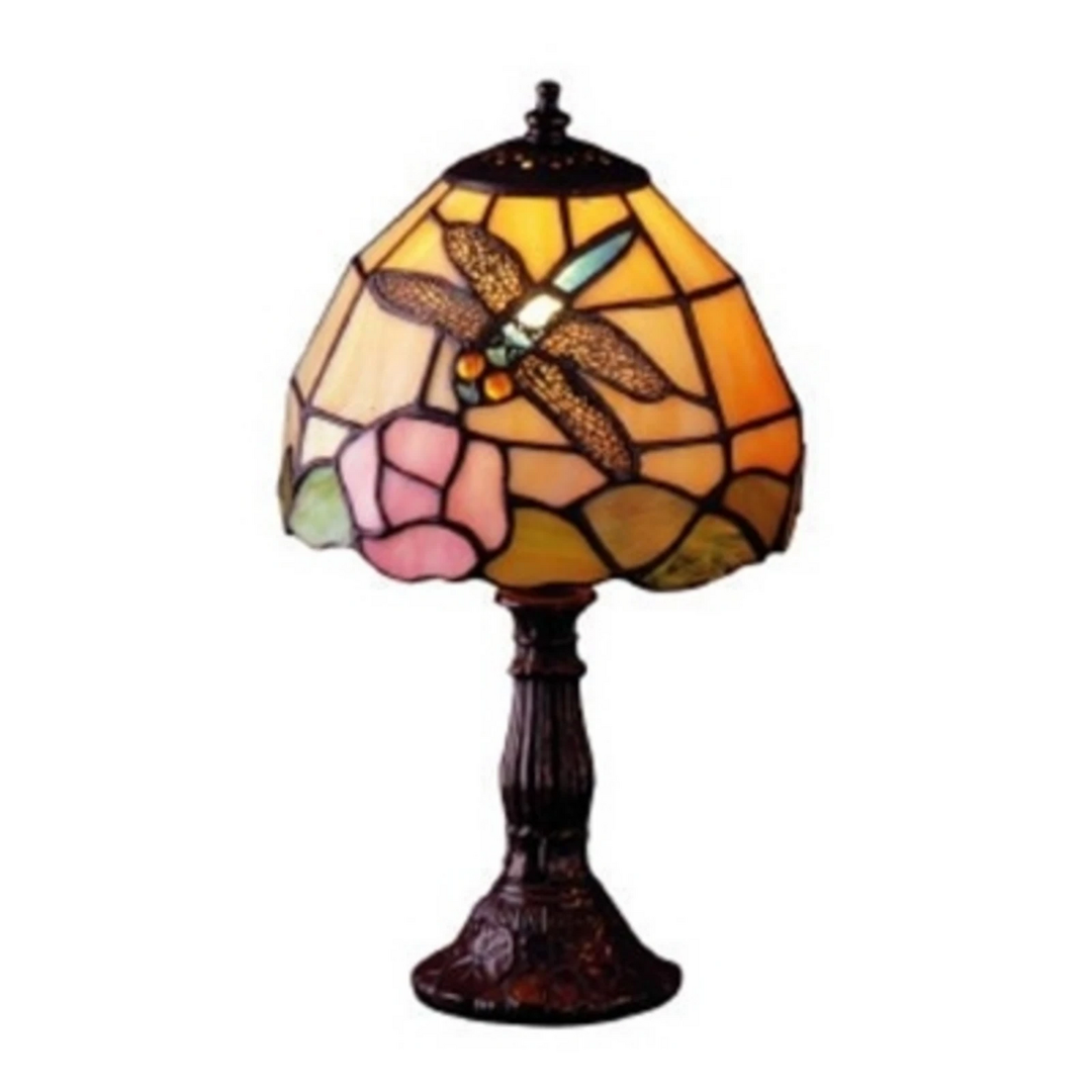 Artistar Artistar Tiffany Tischleuchte Janneke 29cm E14 Bronze Handgefertigt B-Ware - 2431587019884