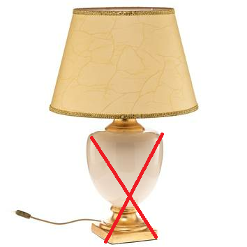 Euluna Tischleuchte Mozart Tischlampe Lampenschirm Leuchte Lampe Siehe Text/Foto B-Ware