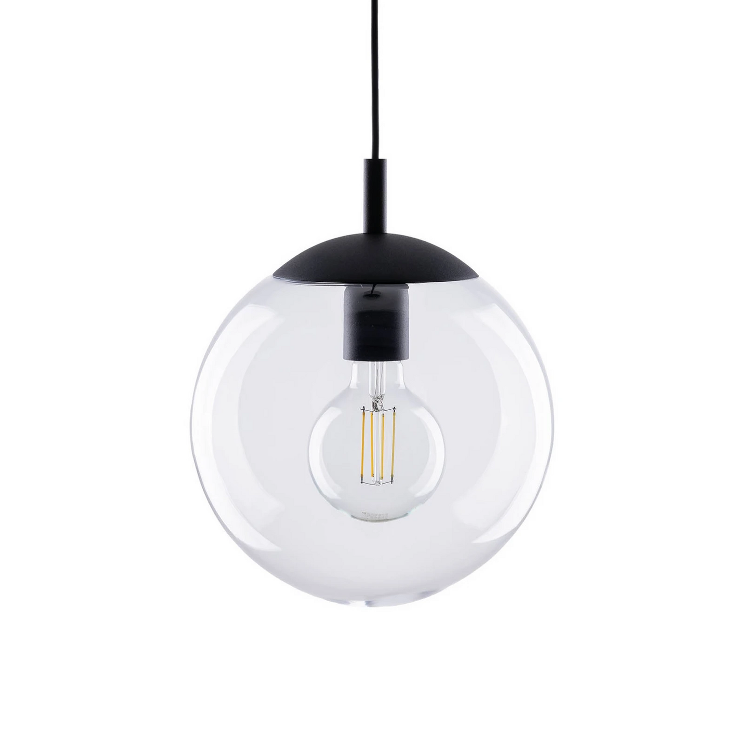 Tk Lighting Esme Hängeleuchte Pendelleuchte Kugel Glas Transparent ø 25 Cm E27 B-Ware - 5901780532666