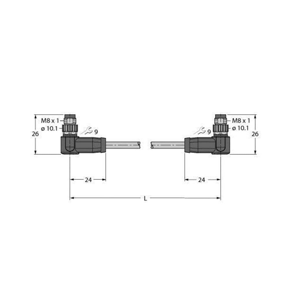 Turck 6935876 Sensor/Aktor Steckverbinder Leitung Verbindung Konfektioniert B-Ware - 4047101403374