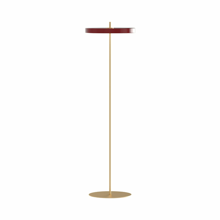 Umage Asteria Led Stehleuchte Stehlampe Standleuchte ø 43 X H 150,7 Cm Ruby Red B-Ware