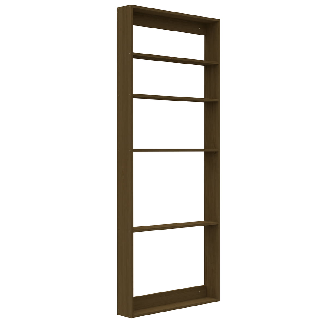 We Do Wood Wandregal Regal Fivesquare Eiche Geräuchert Wohnzimmer Aufbewahrung B-Ware - 5703040301001