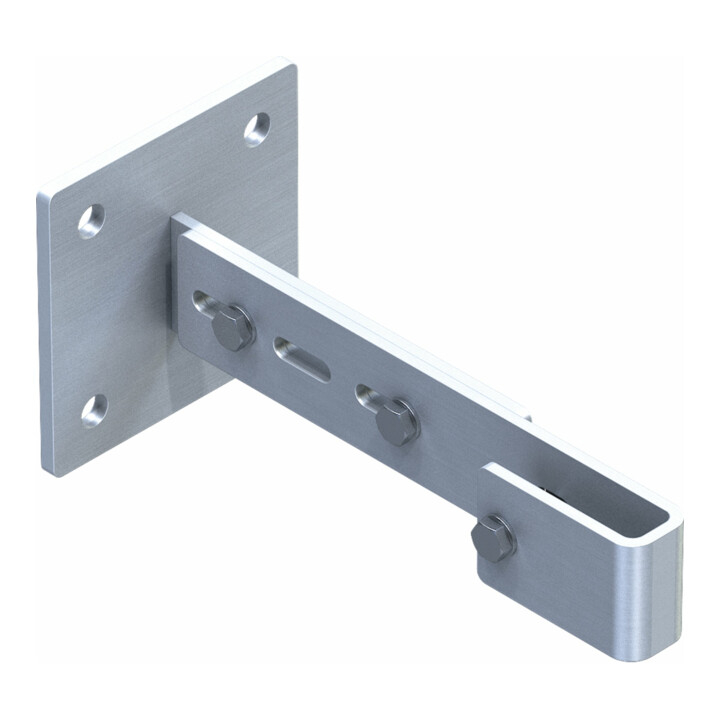 Zarges Wandhalter Halterung Wandbefestigung 275 375mm Stahl Verzinkt Verstellbar B-Ware - 4003866432516