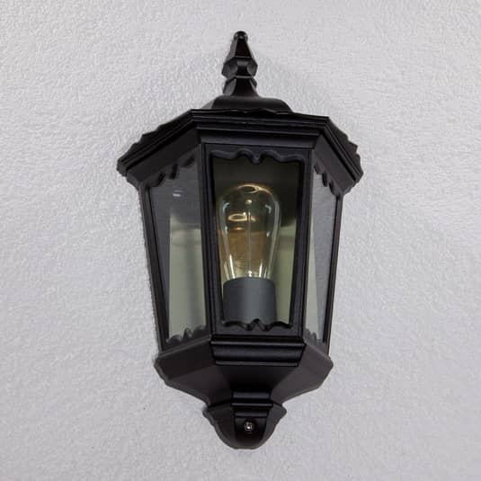 Lindby Außenwandleuchte Außenwandlampe Lampe Leuchte Flutlicht Lieva schwarz942