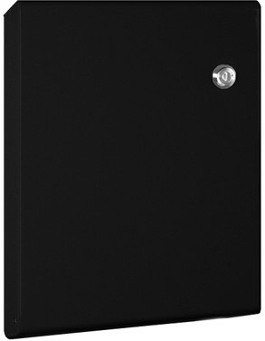 Serafini Briefkasten Slim Wandbriefkasten Postkasten Briefeinwurf Metall schwarz
