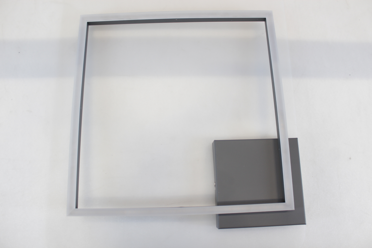 Fabas Luce LED-Deckenleuchte Bard Deckenlampe Deckenlicht LED 42x42 cm anthrazit