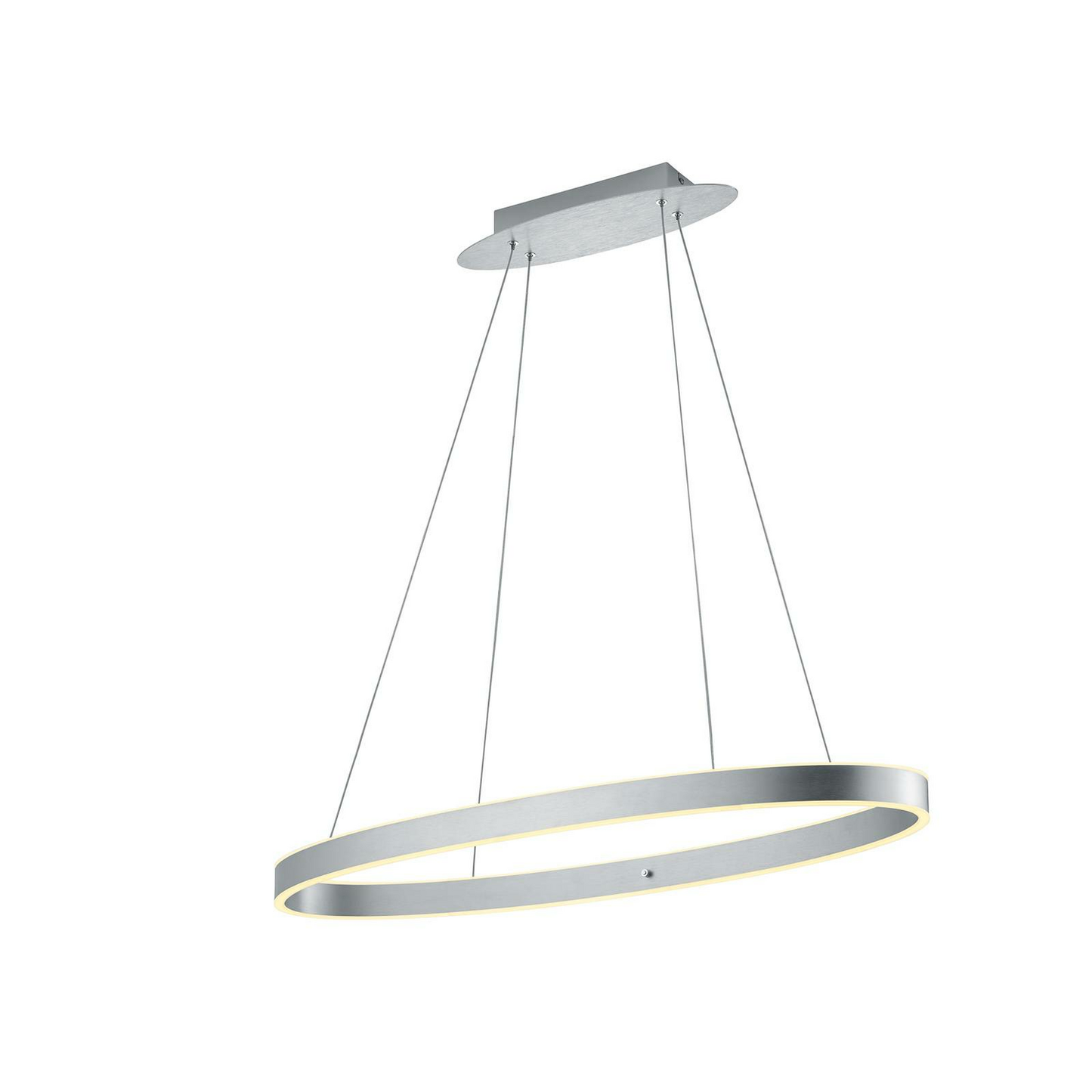 B-Leuchten Delta LED-Hängeleuchte Pendellampe Deckenleuchte Lampe rund alu matt