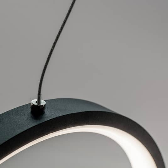 Mantra Iluminación LED-Hängeleuchte Kitesurf Leuchte Lampe zweiflammig, schw824