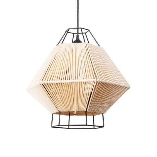 LEDS-C4 Hängeleuchte Hängelampe Lampe Leuchte Wohnzimmer Legato Cord 38cm beige