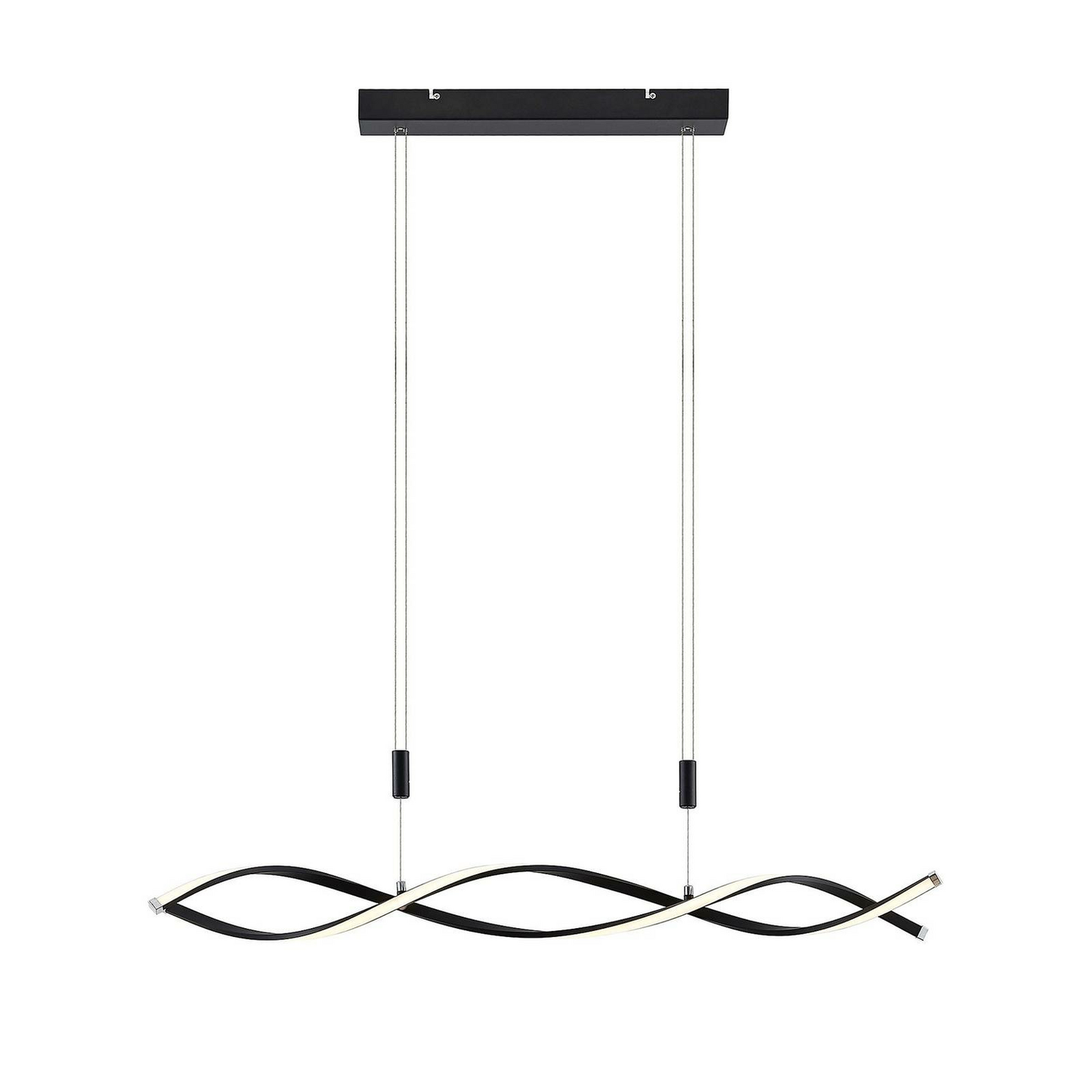Lindby Welina LED-Hängeleuchte Hängelampe Lampe höhenverstellbar 24 W schwarz99