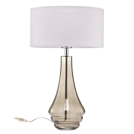 Euluna Tischlampe Arabesca Tischleuchte Lampe Leuchte Leselampe Fuß transparent