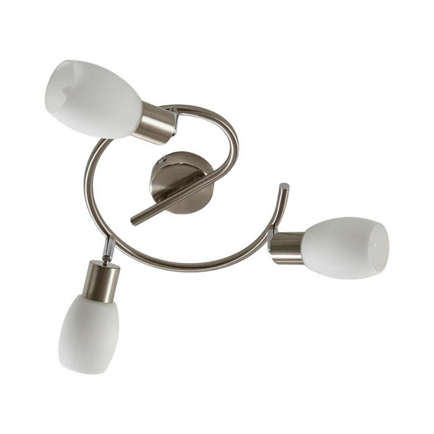 Lindby Arda LED-Strahler Rondell Deckenleuchte Deckenlampe Glas dreiflammig E14