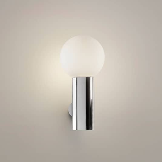 LEDS-C4 Mist Bad-Wandleuchte 1-flg chrom Wandleuchte Wandlicht Spiegelleuchte E1