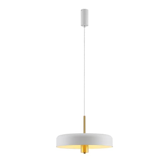 Lucande Filoreta Pendelleuchte Pendellampe Hängeleuchte Lampe Leuchte 45 cm weiß