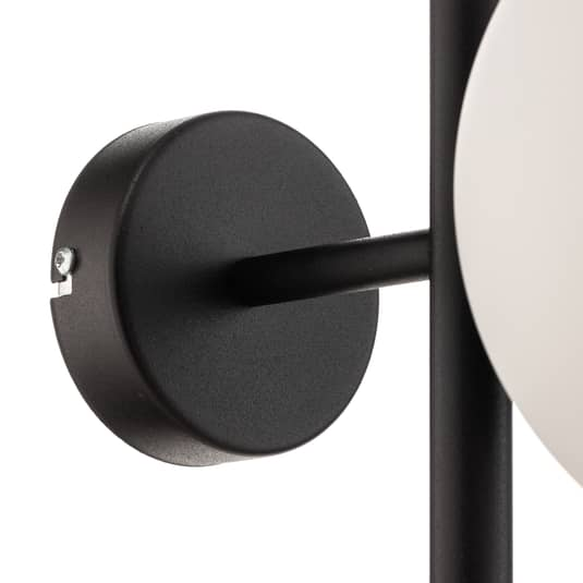 Euluna Wandleuchte Dione Wandlampe Lampe Leuchte Wohnzimmer 3 flammig schwarz