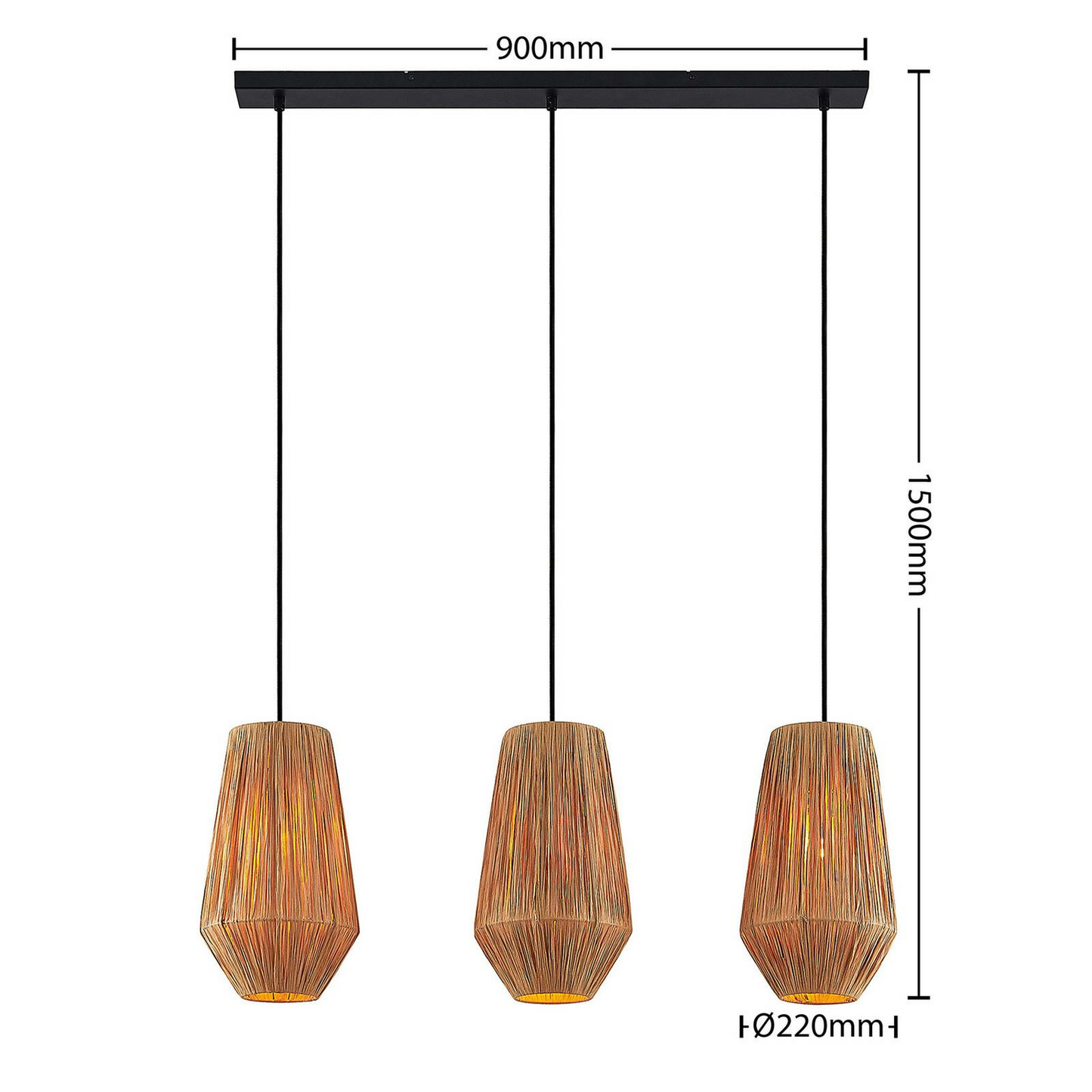 Lindby Jytte Papier-Hängeleuchte Deckenleuchte Wohnzimmerlampe Pendelleuchte 84