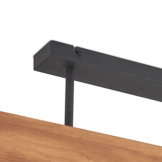 Lindby Malwin Holz-Deckenleuchte lang Deckenleuchte Deckenlampe Leuchte Lampe