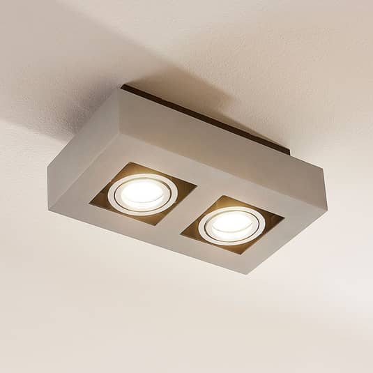 Arcchio Zweiflammige LED-Deckenlampe Lampe Leuchte Deckenleuchte 10W IP20 Vi404