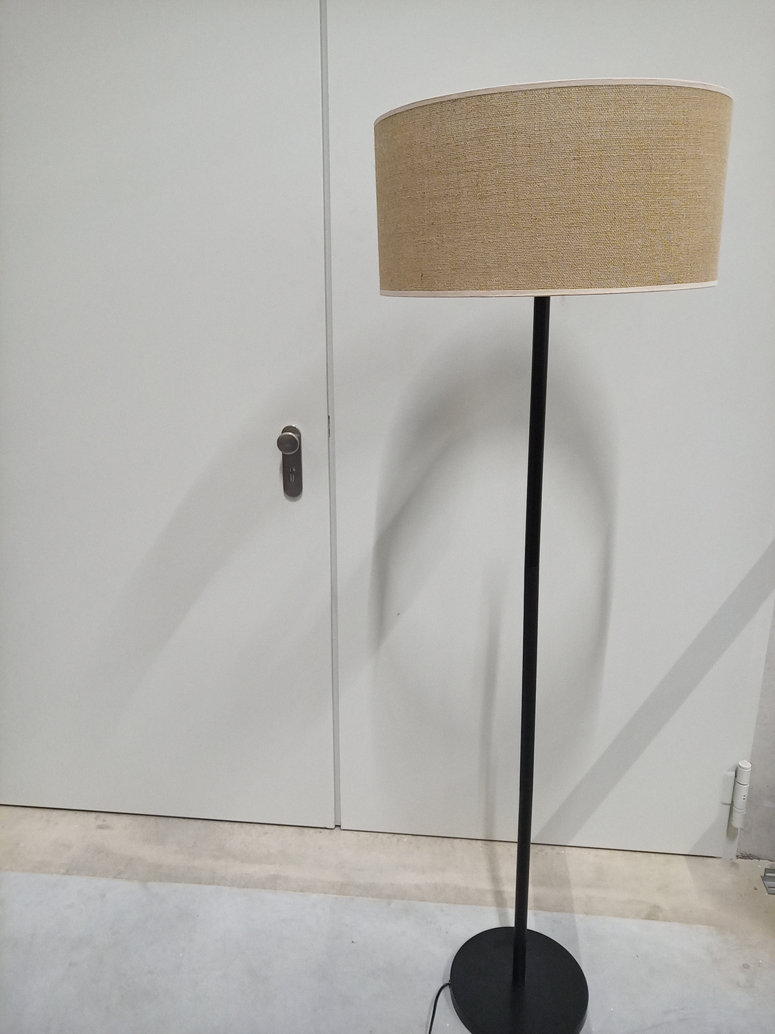 Euluna Stehleuchte Jute/black Stehlampe Standleuchte naturbraun Höhe 150cm
